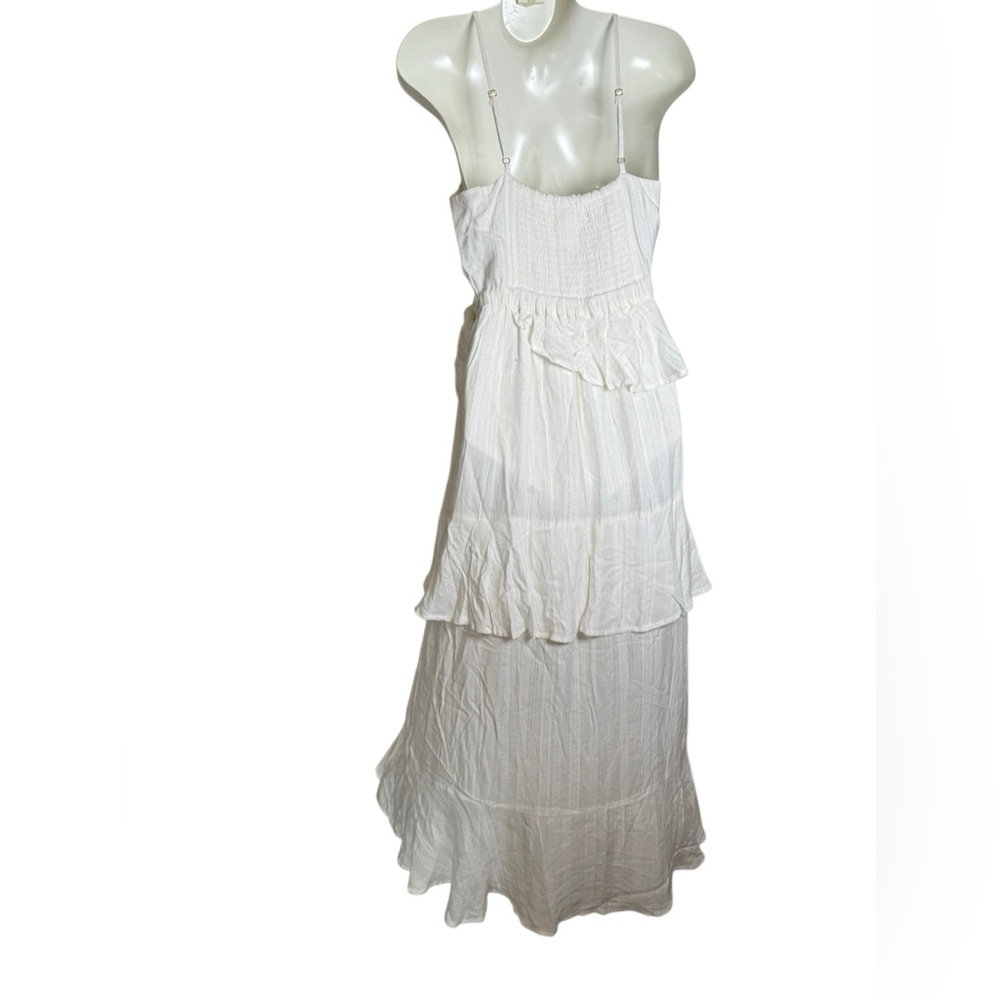 Saltwater Luxe Ruffle Tiered Cut Out Midi Dress - Picture 7 of 9